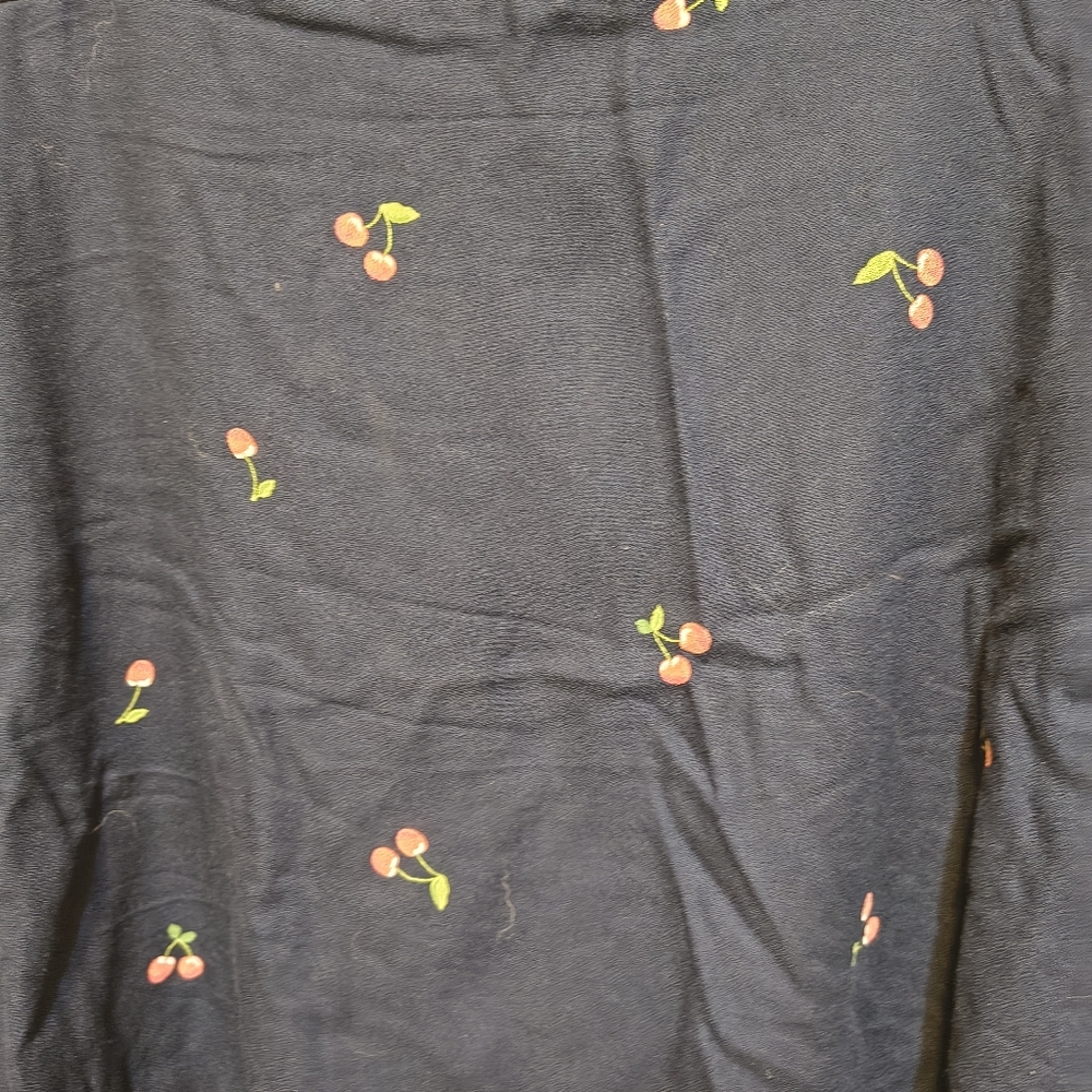 Cherry Print Navy Dress By Old Navy - Picture 2 of 10